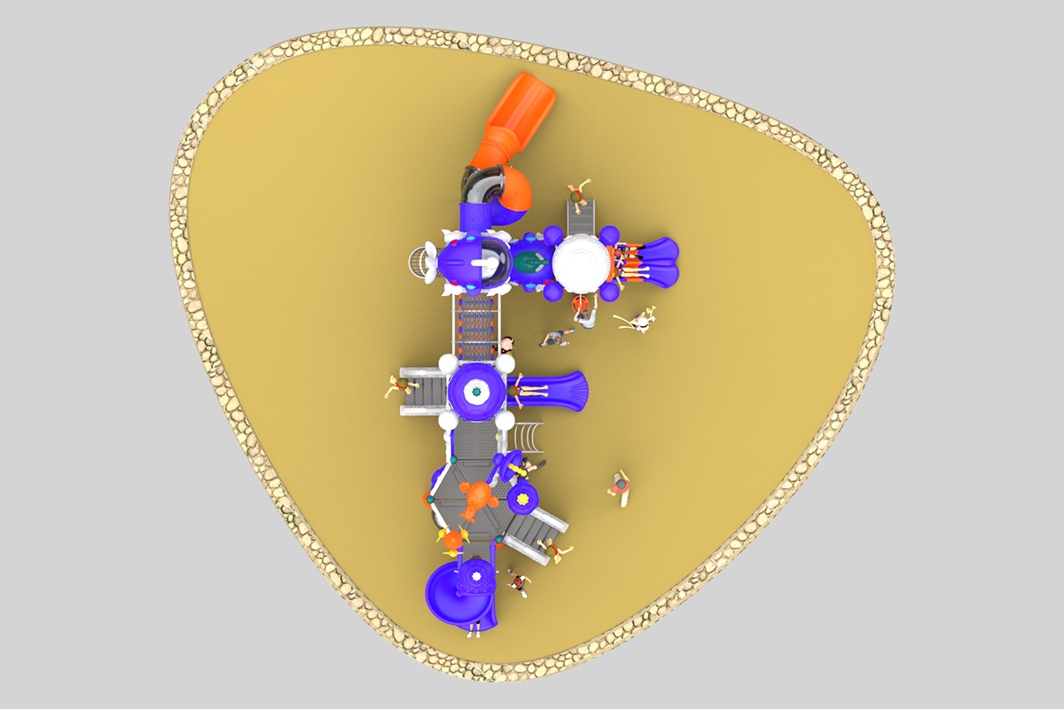 银河版儿童户外游乐场 (1)