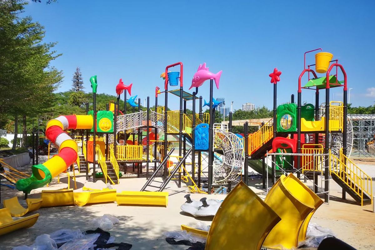 商用水上乐园滑梯 (2)