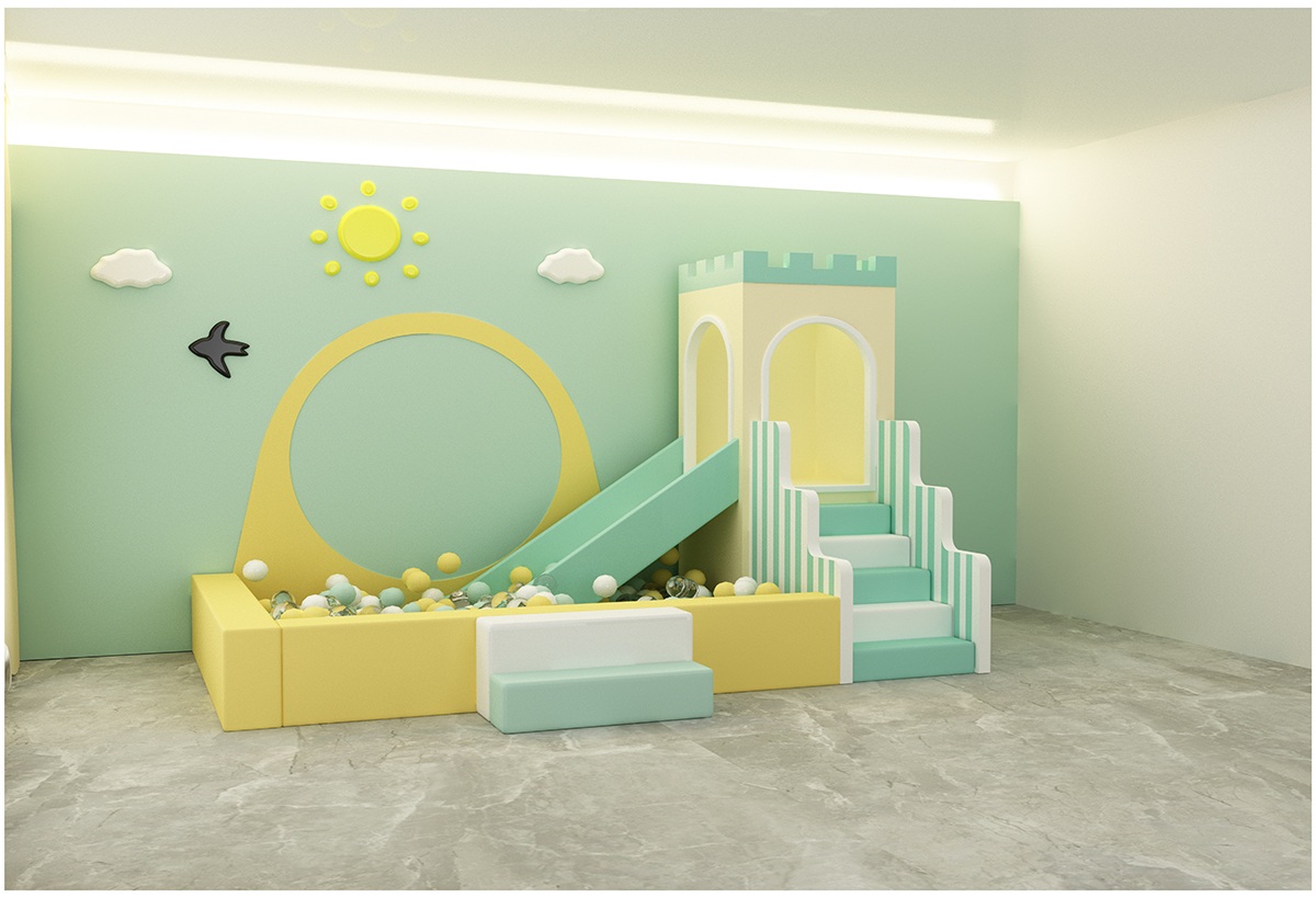 其他室内小型淘气堡软包设施款式 - 6