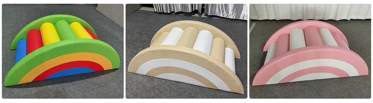 彩虹桥软体游乐设备产品实体展示