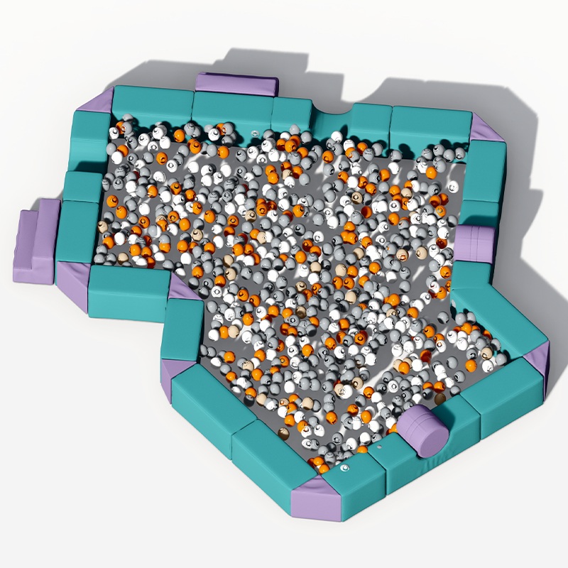 异形主题定制室内软体球池 