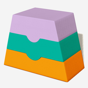 三色堆叠式室内软体跳马