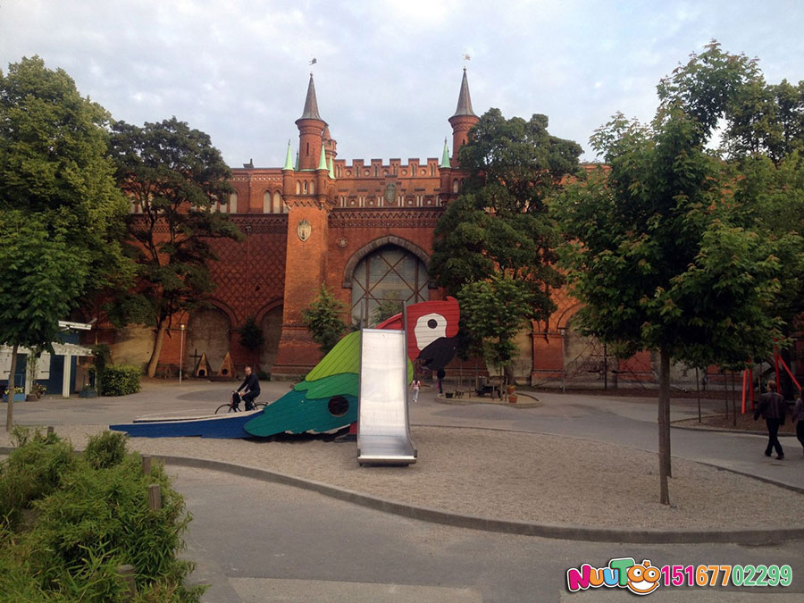 儿童乐园设备+鹦鹉滑梯+国外游乐案例 (3)