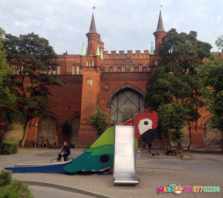 儿童乐园设备+鹦鹉滑梯+国外游乐案例 (13)