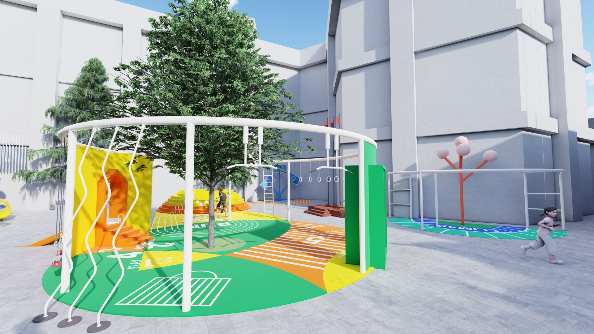 幼儿园户外游乐场-1 (6)