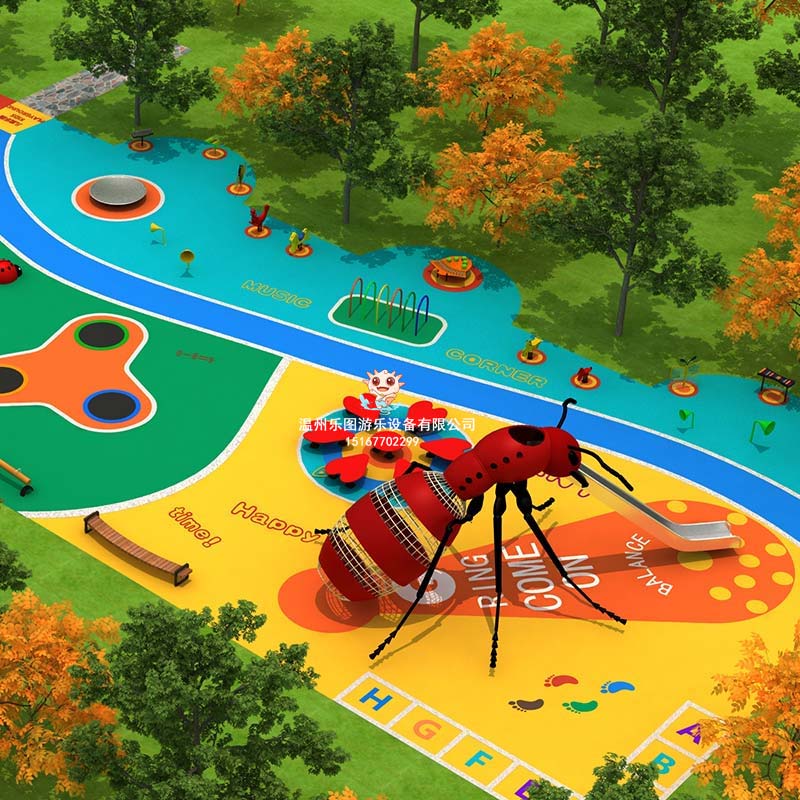 盘点那些个性化的户外景区无动力游乐设备