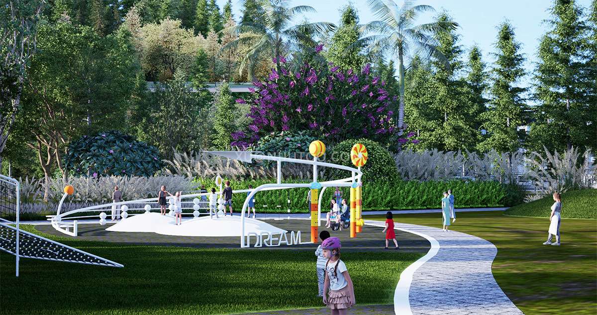 景观结构游乐场设备 (1)