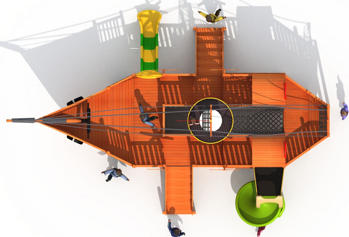 海盗船游乐场套装 (2)