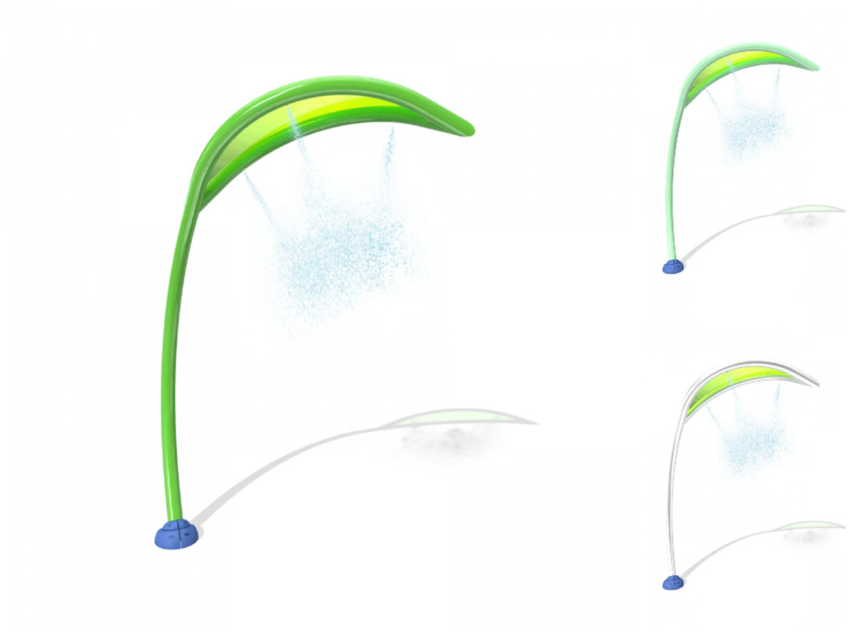 防溅垫游乐场设备 (1)