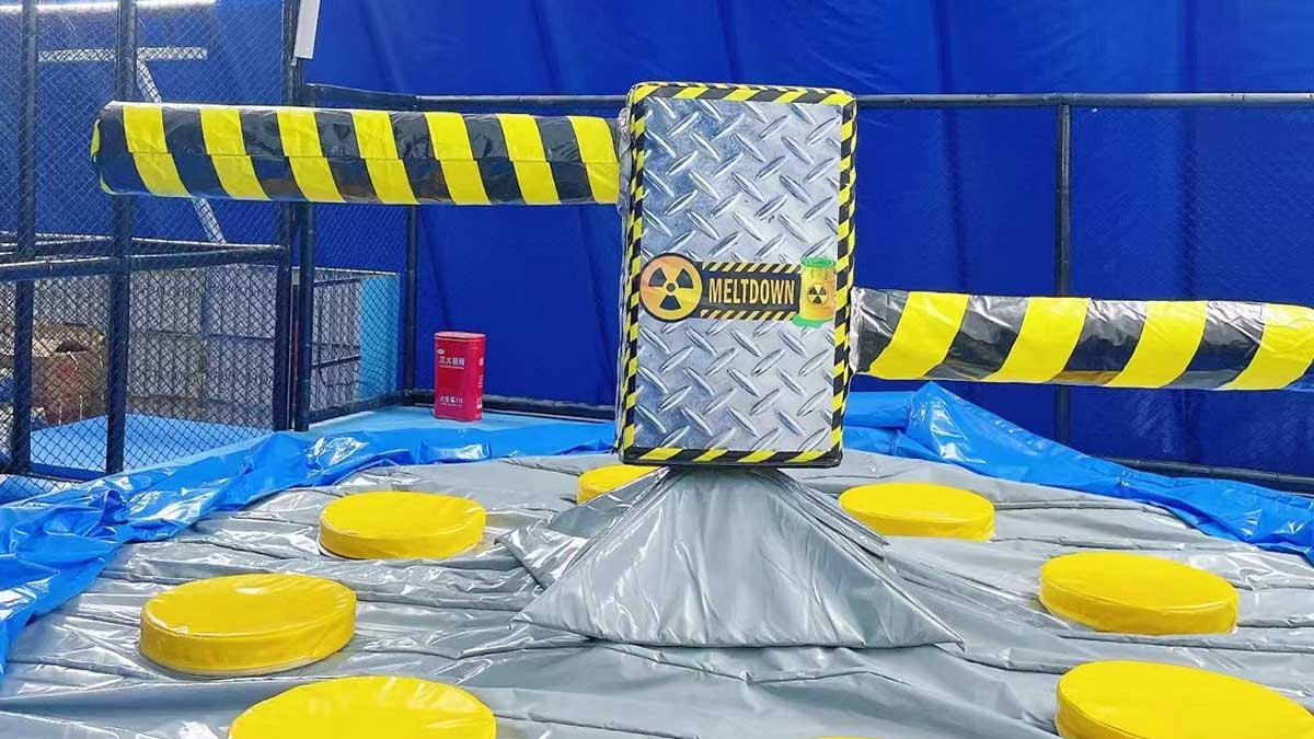 跳室内蹦床公园 (4)