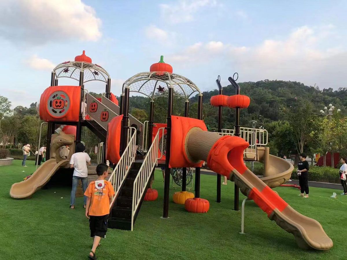 儿童塑料滑梯 (8)