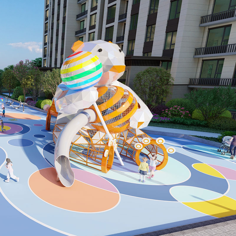 定制滑梯游乐场，定制户外游乐场工厂