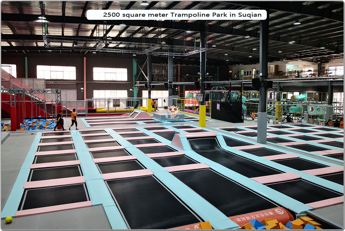 室内蹦床公园设备 (2)