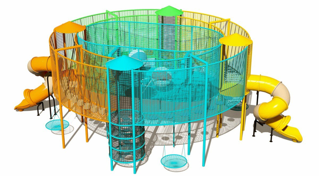 优质户外儿童多功能游乐设施 