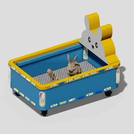 出售兔子游乐场：互动喂食 