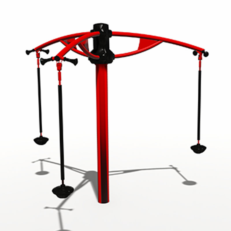 耐用镀锌管儿童三人秋千适合长期户外玩耍