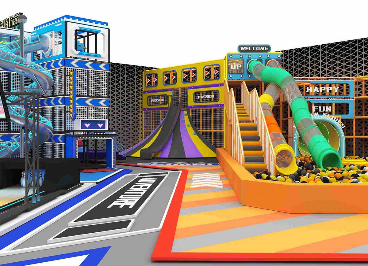 【潮流运动风】室内运动乐园产品详情展示