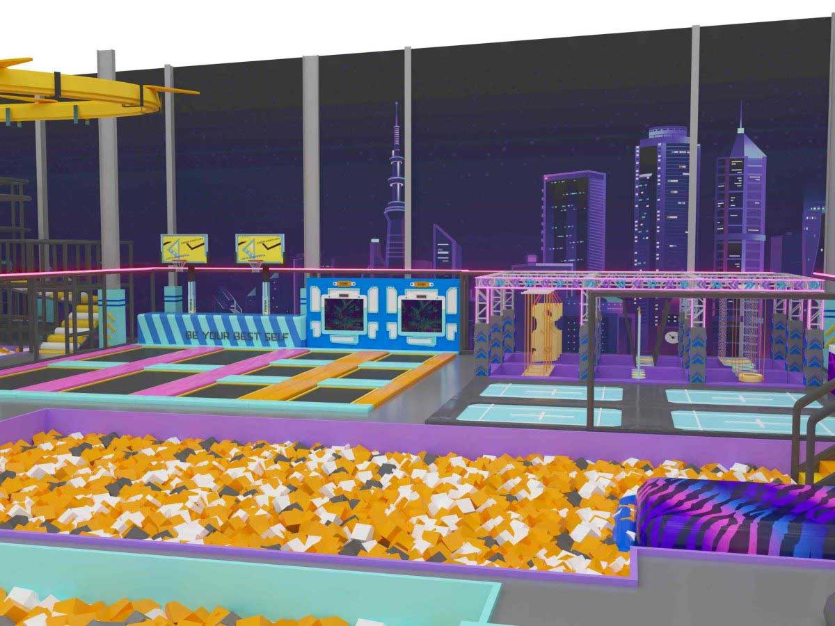 【未来科技风】室内运动乐园产品详情展示