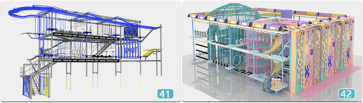 更多室内游乐设备 - 高空拓展