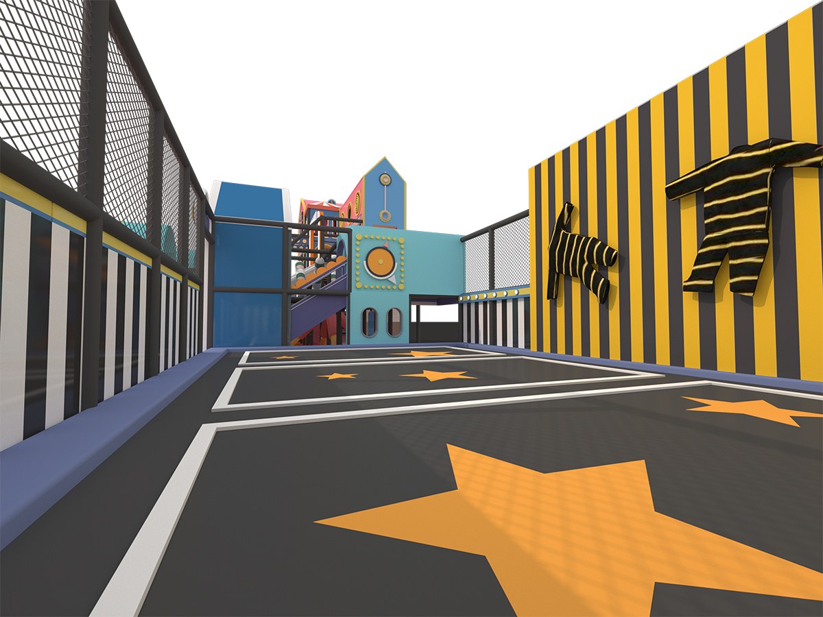 马卡龙系列淘气堡产品详情展示 - 乐图游乐