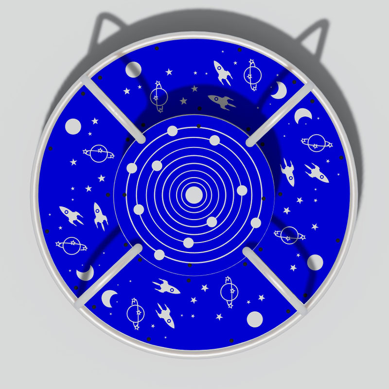 旋转平稳的商业级室外游乐场环形交叉口