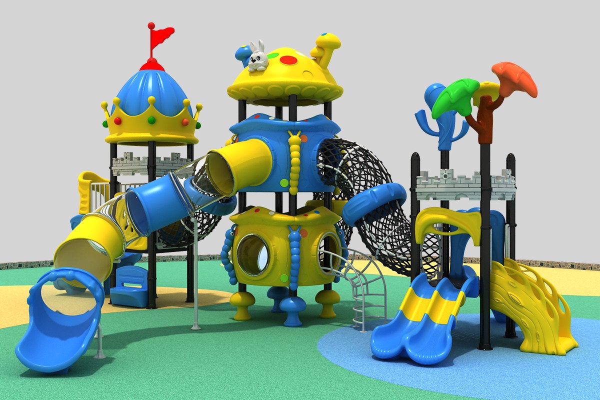 儿童游乐场滑梯 (1)