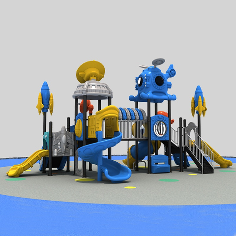 Adventure Ready Rocket 儿童户外游乐场滑梯