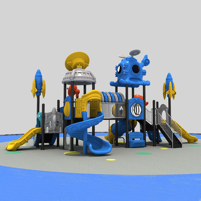 Adventure Ready Rocket 儿童户外游乐场滑梯