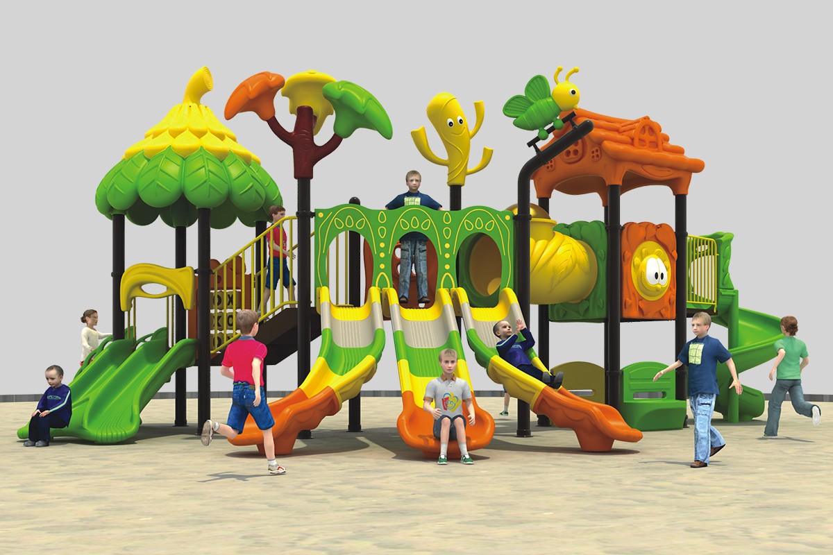 儿童户外滑梯 (1)