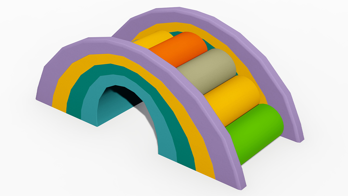 彩虹桥软体游乐设备产品详情