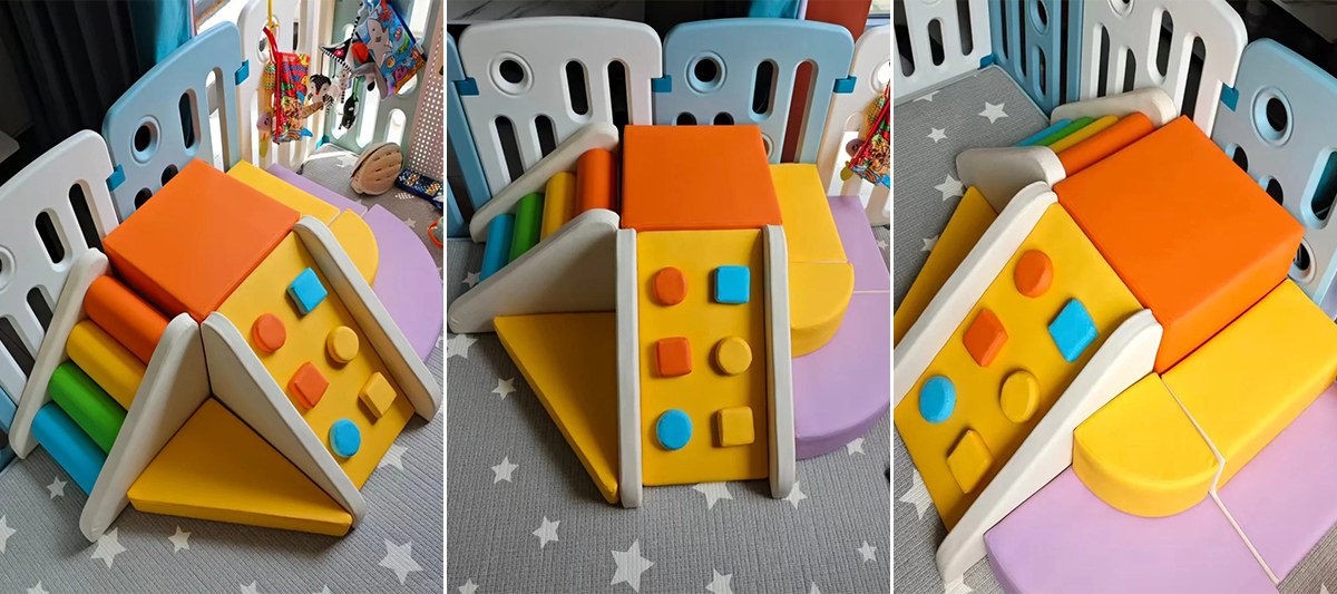 软体爬滑组合产品实物展示