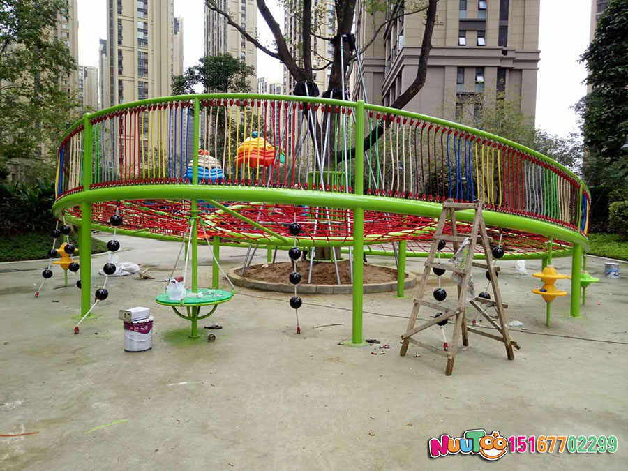 乐图非标游乐+大型爬网+滑梯-(2)