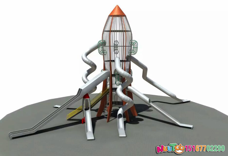 非标游乐+高空走廊+斜屋+塔+组合滑梯+滑滑梯 (60)