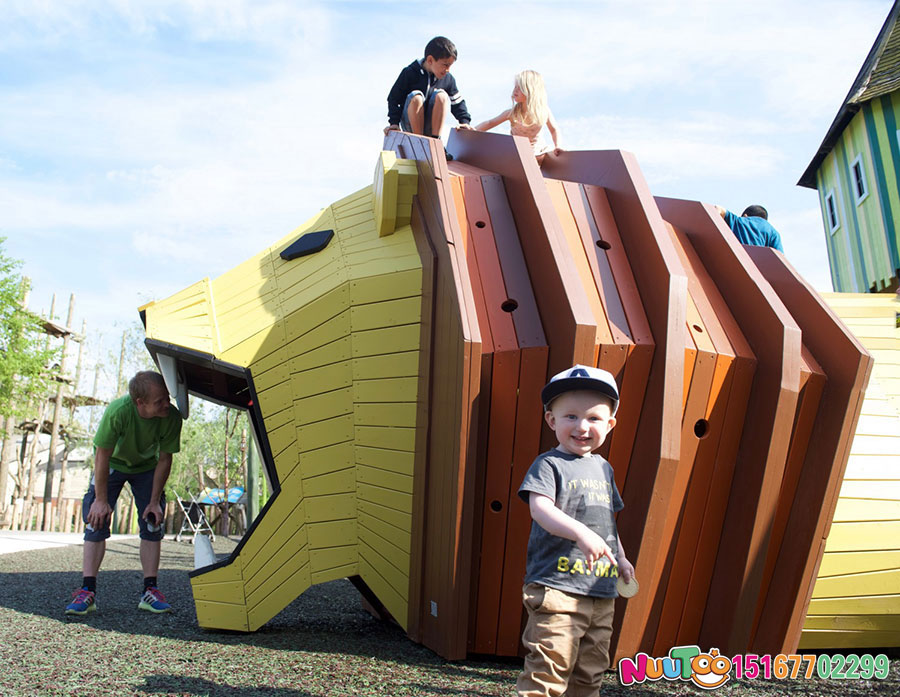 狮子组合乐园+游乐设施+组合游乐设施+组合滑梯+大型游乐设备+儿童游乐设备-(1)