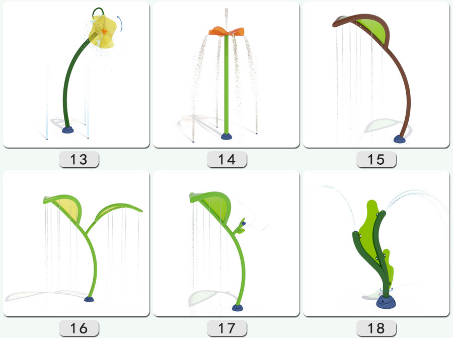 水上乐园+水上乐园组件+喷水+花叶喷水 (1)