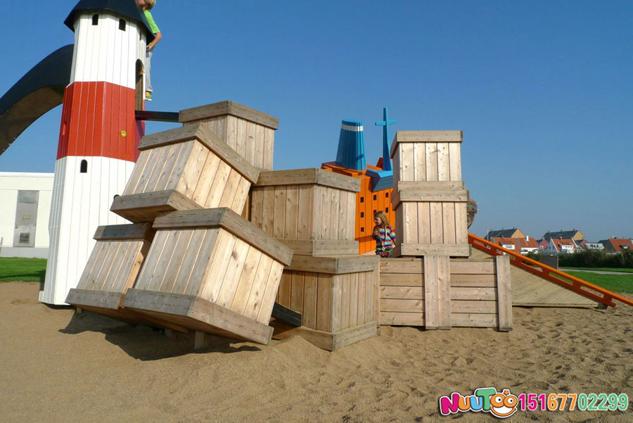 海盗船游乐项目+海盗船游乐设备厂家+组合滑梯+儿童游乐设施-(8)
