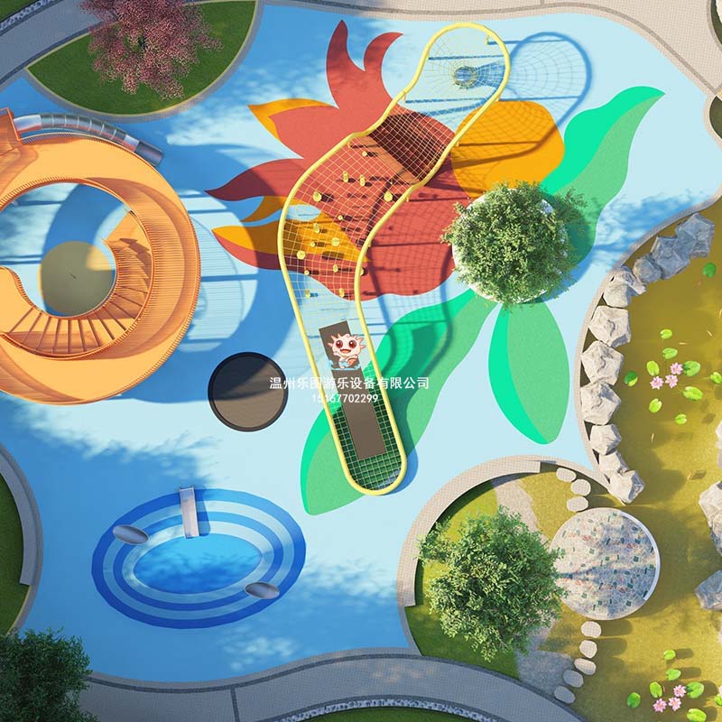 户外儿童组合滑梯为什么推荐木制滑梯