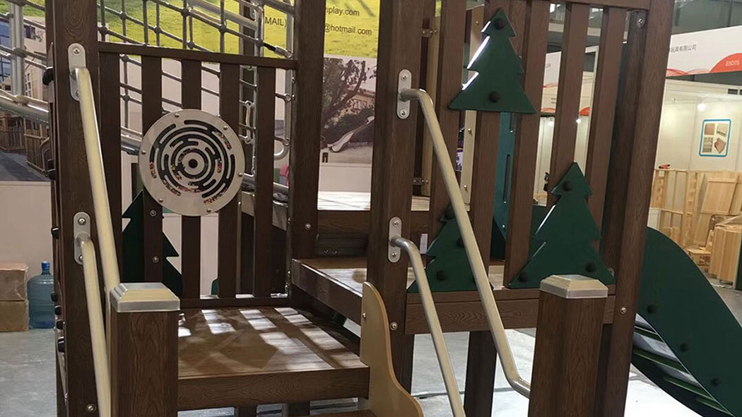 仿木组合滑梯_塑木滑梯-(40)