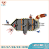 PE板海盗船 PE板木质组合滑梯 pe板海盗船组合滑梯厂家供应——乐图无动力游乐设备
