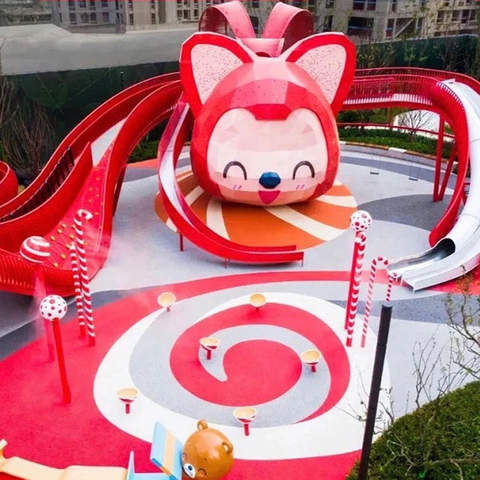 儿童户外游乐设备_武汉河狸儿童游乐园