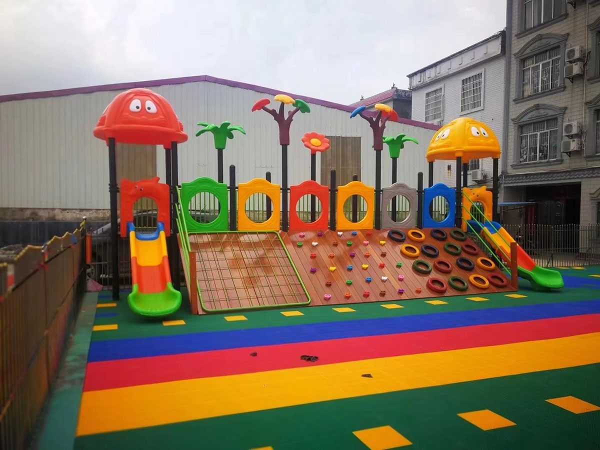 儿童塑料滑梯 (7)