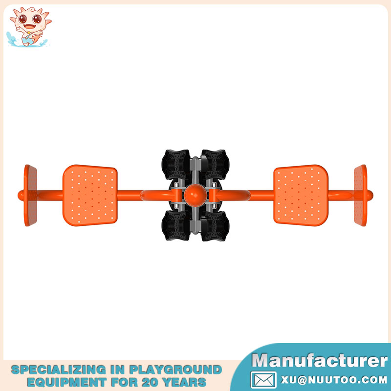 户外游乐设备制造商打造先进户外健身设备脚踏机