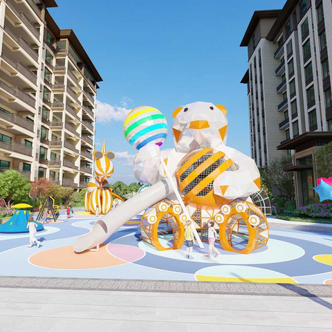 河南周口哪里有游乐场无动力游乐设备成功案例？