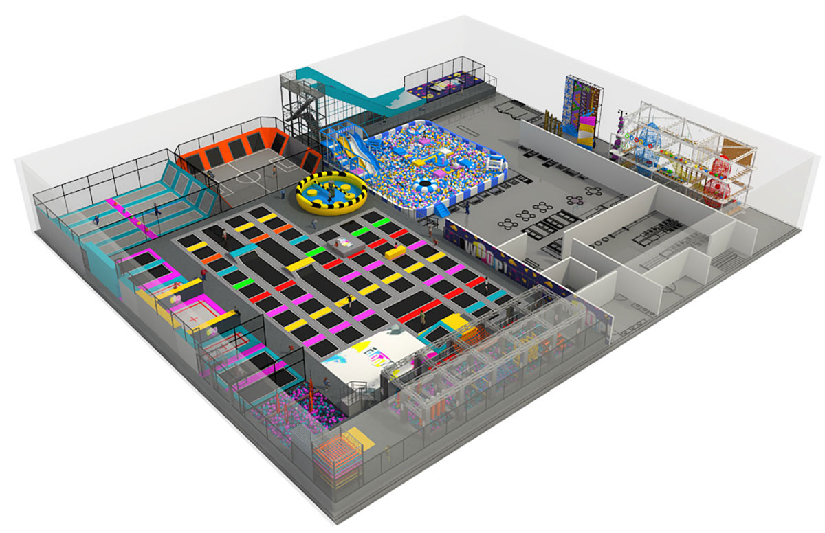室内蹦床公园 (8)