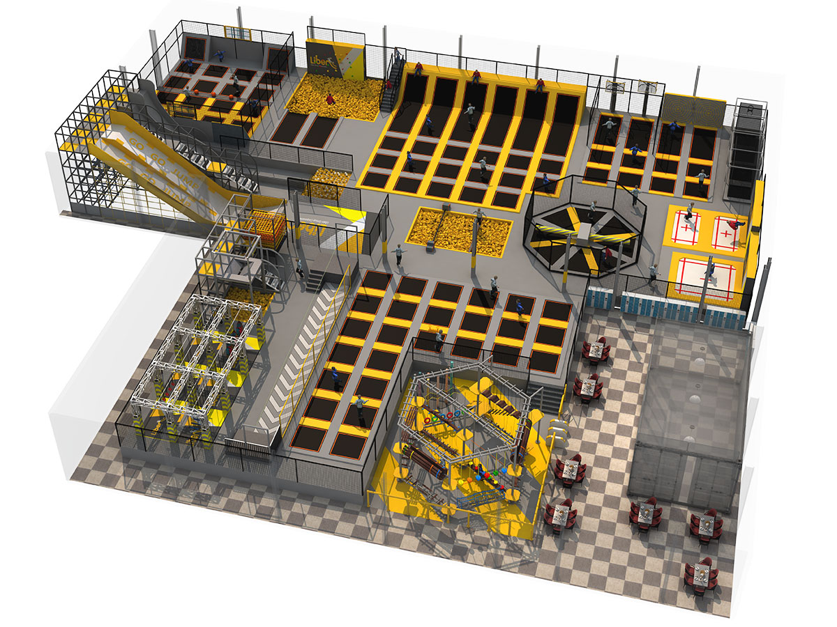 室内蹦床公园 (5)