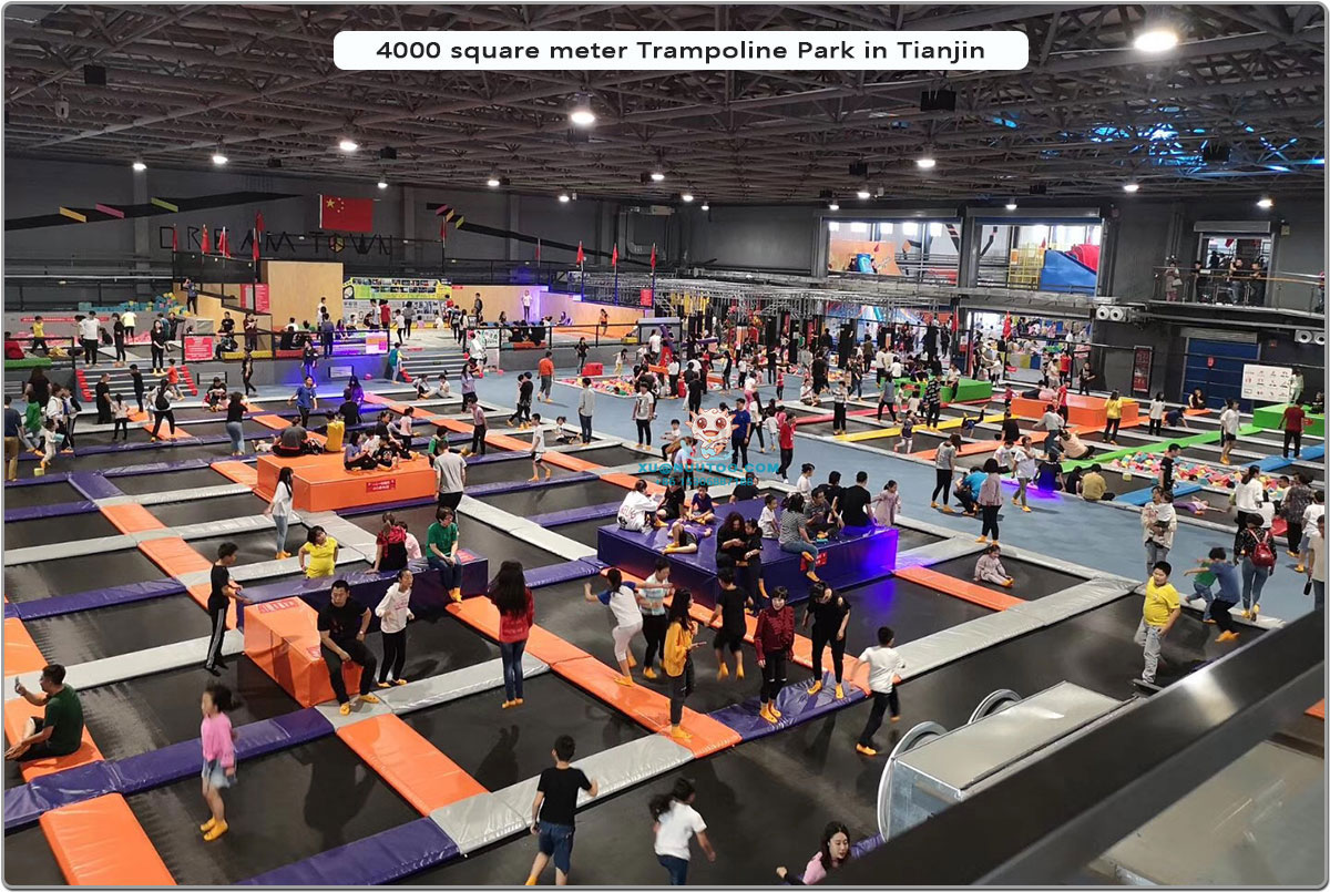 室内蹦床公园设备 (1)
