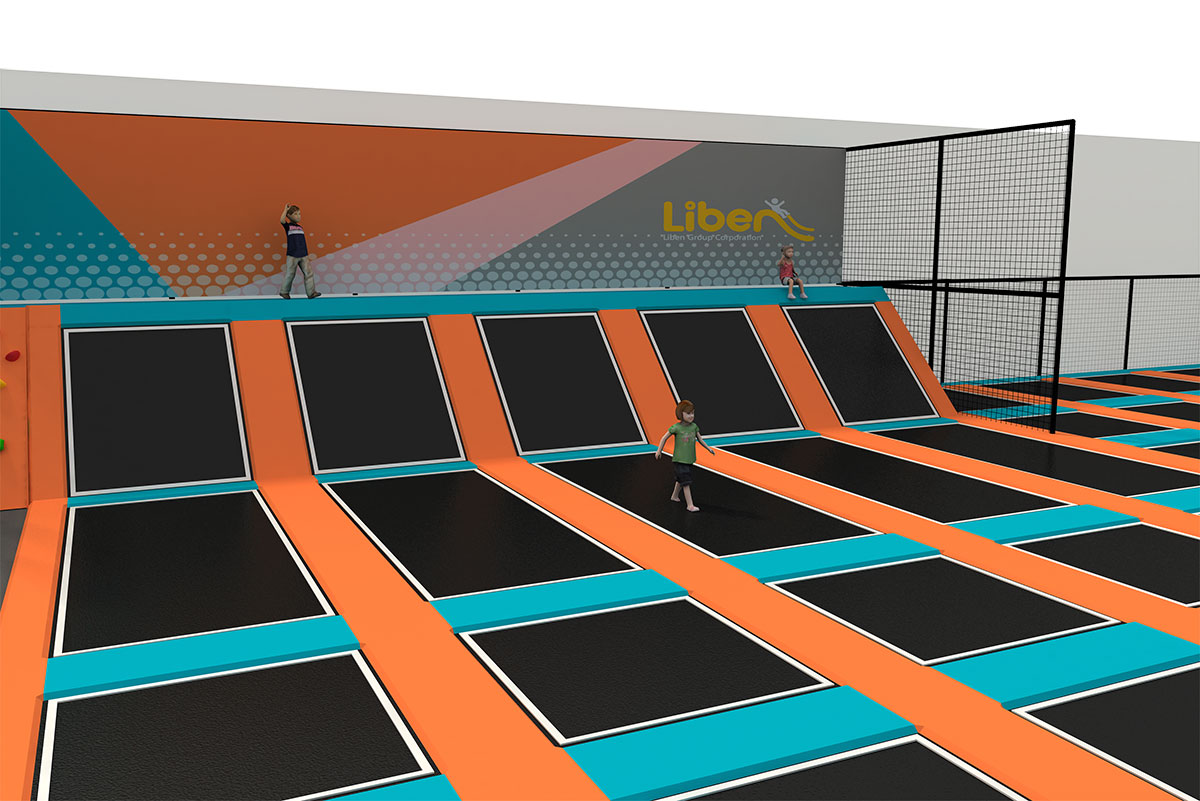 室内蹦床公园设备 (9)