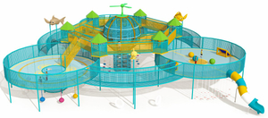 趣味多功能攀爬滑梯