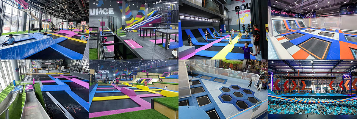 优质室内蹦床乐园 无动力游乐设施 儿童乐园投资-2