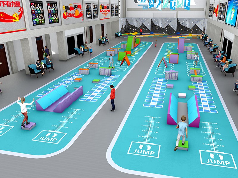  儿童运动跑酷 